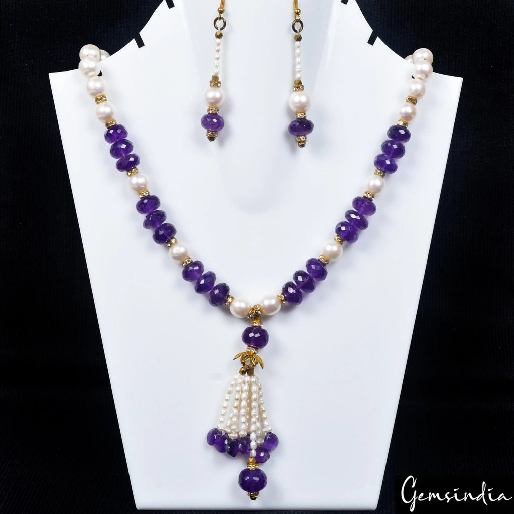 Amethyst Necklace — 3mm to 12mm, 445 Ct