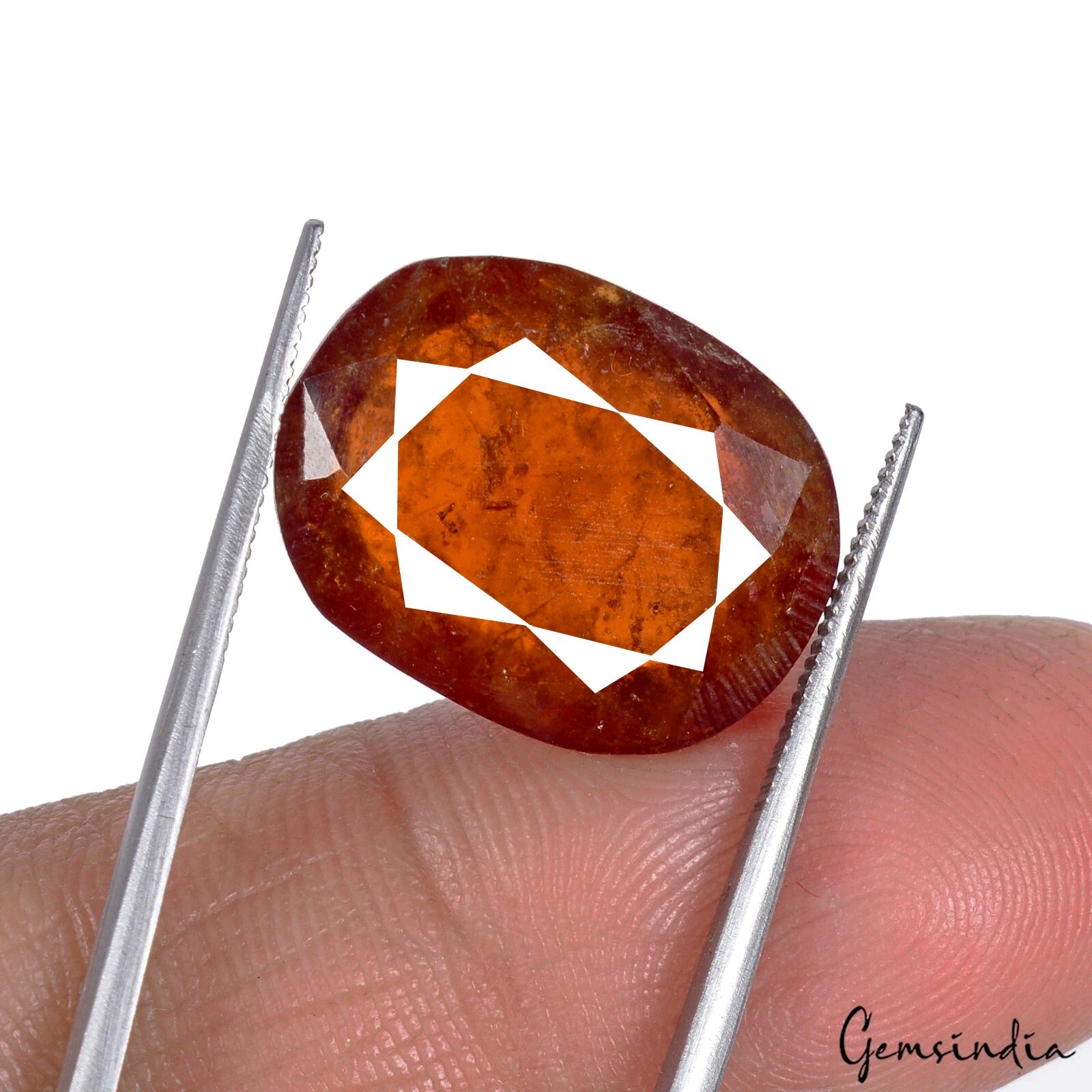 22.60 Cts Certified Natural Hessonite Garnet Oval Cut Loose Untreated Gemstone