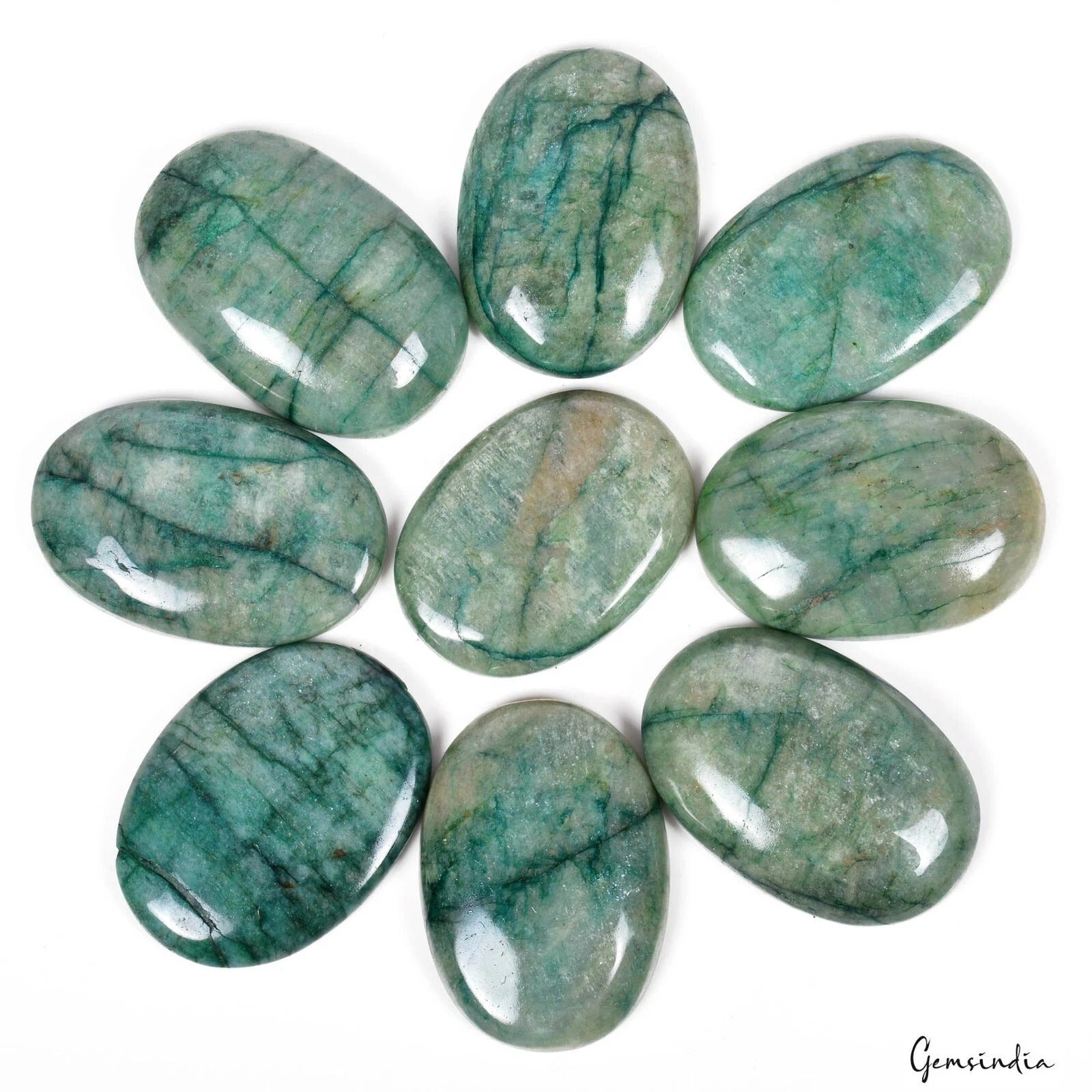 645 Cts Natural Untreated Emerald 36-40mm Green Pendant Size Loose Gemstones Lot