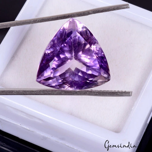 Amethyst Loose Gemstone — 14 mm, 22.10 Ct, Brazil