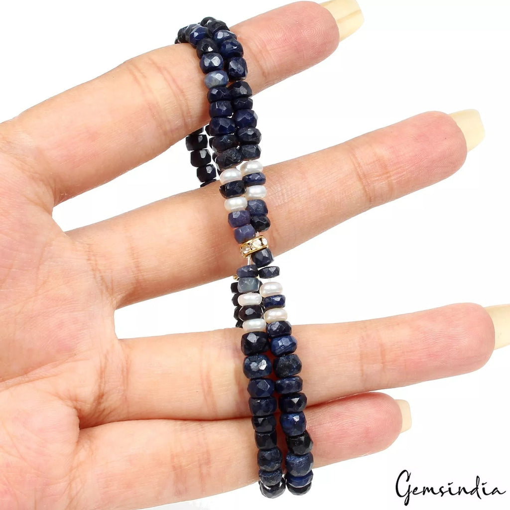 Sapphire Bracelet — 3mm To 5mm, 76.00 Ct