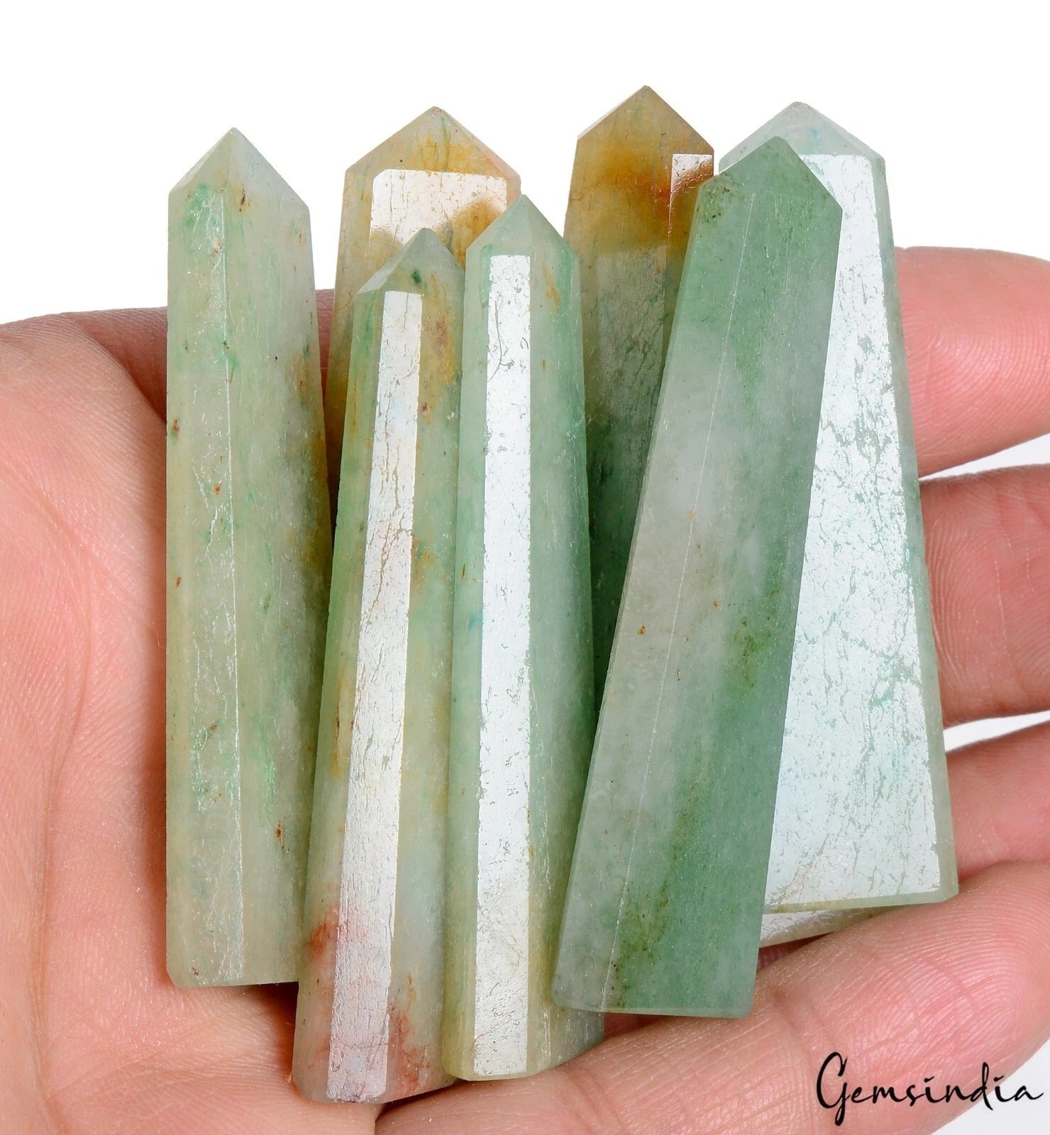 Aventurine Loose Gemstone — 52mm to 57mm, 430 Ct