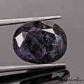 8.40 Cts Natural Untreated Dark Blue Iolite Oval Faceted Cut Loose Gem For Ring