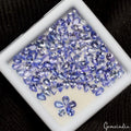 Tanzanite Lot, Loose Gemstone, Untreated, Blue — 105 Pieces, 4x3mm, 13.70 Ct, Tanzania