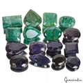 1250 Ct Natural Emerald Sapphire Earth Mined Mix Faceted Cut Loose Gemstones Lot