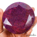 Ruby Loose Gemstone, Color Enhanced, Red — 81x76x35 mm, 2600 Ct, Madagascar