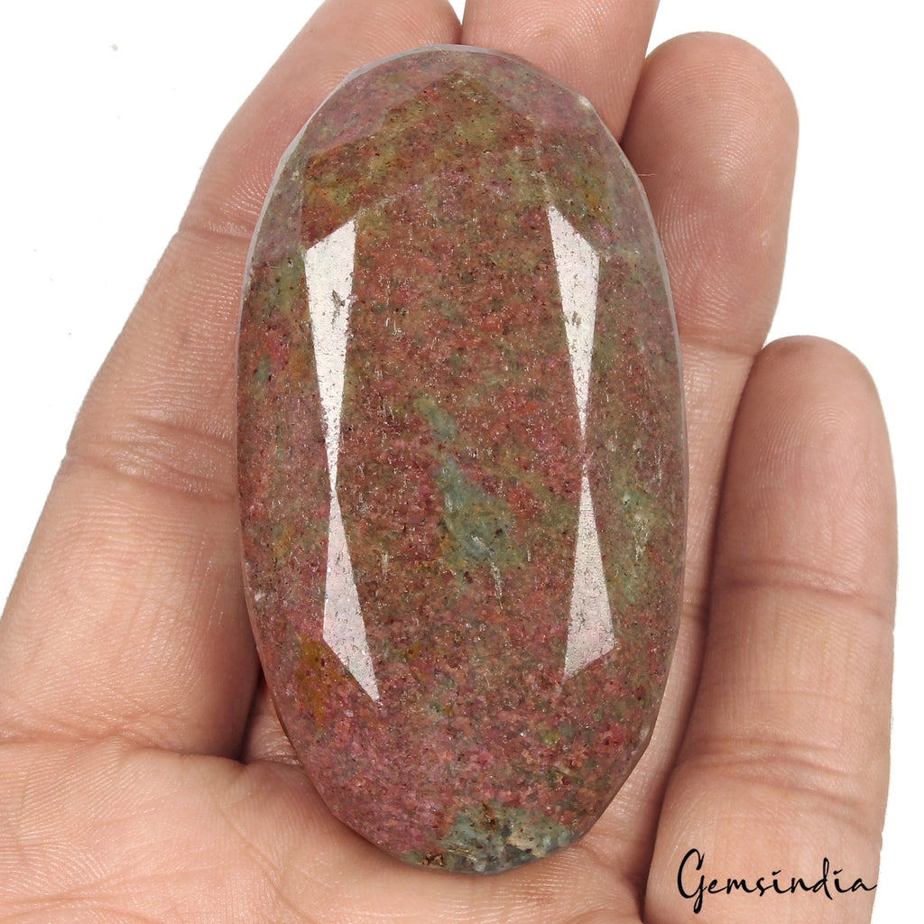 680 Ct Natural Untreated Ruby Fuchsite Oval Cut Faceted Earth Mined Loose Gems