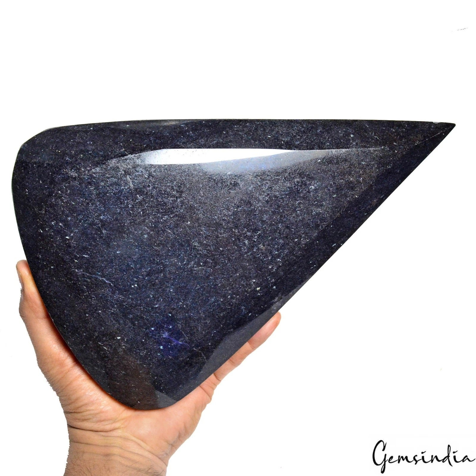 Blue Sapphire Loose Gemstone, Color Enhanced — 11.1x7.2x2.4 Inch, 25000 Ct (5.00 Kg), Madagascar