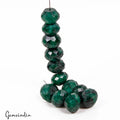 Emerald Beaded Strand, Color Enhanced, Green — 14mm To 16mm, 210 Ct, Brazil