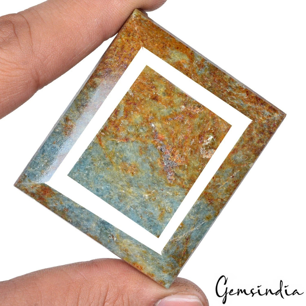 1600 Ct Natural Untreated Bi Color Kyanite Baguerre Cut Huge Size Loose Gemstone