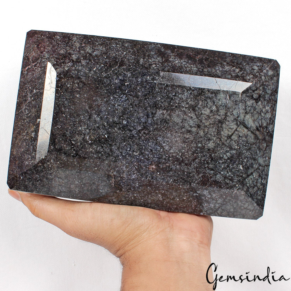 5.9 Kg Natural Blue Sapphire Octagon Cut Collector's Grade Earth mined Gemstone