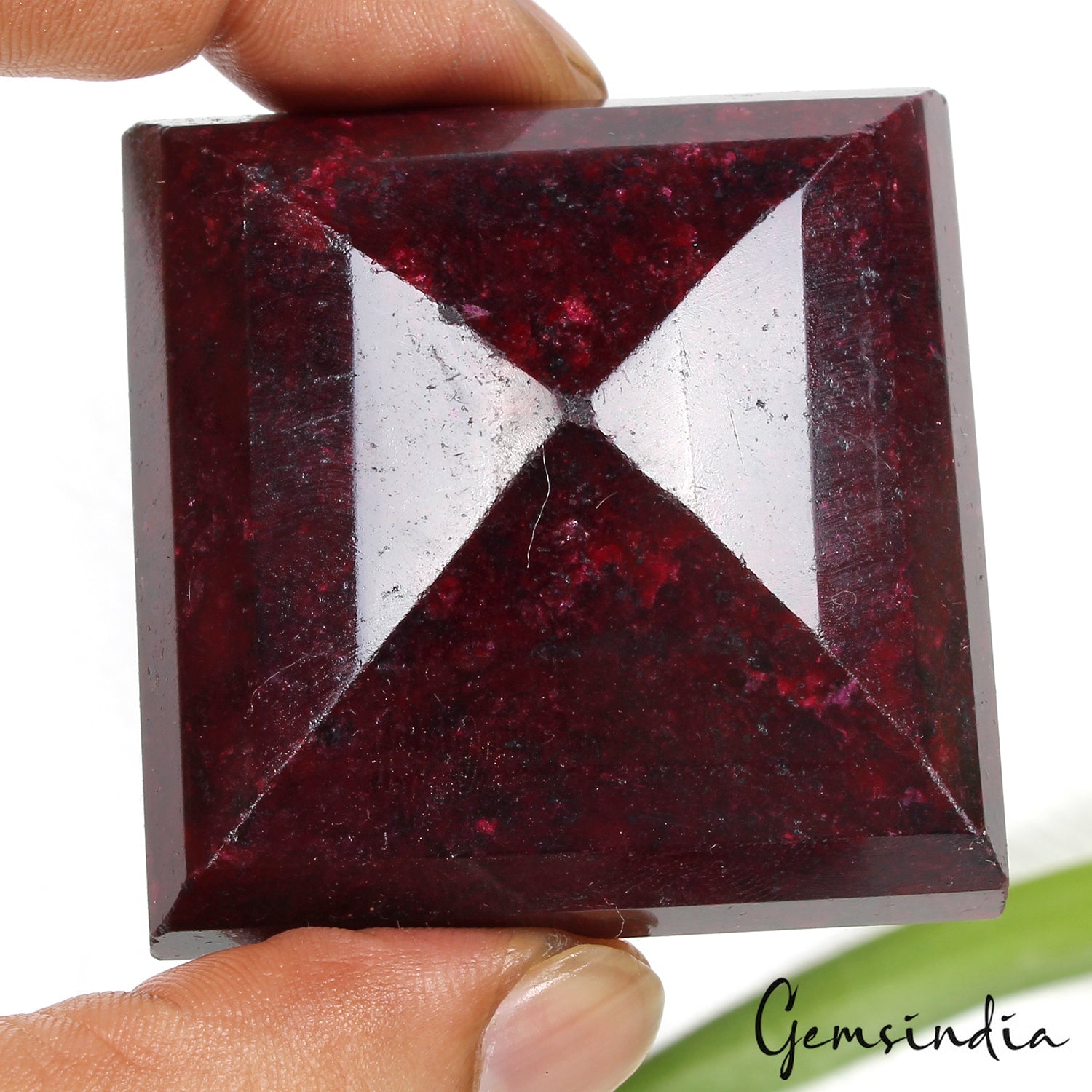 RARE 720 Ct Natural HUGE Red Ruby CERTIFIED* Huge Size 50mm Square Cut Gemstone