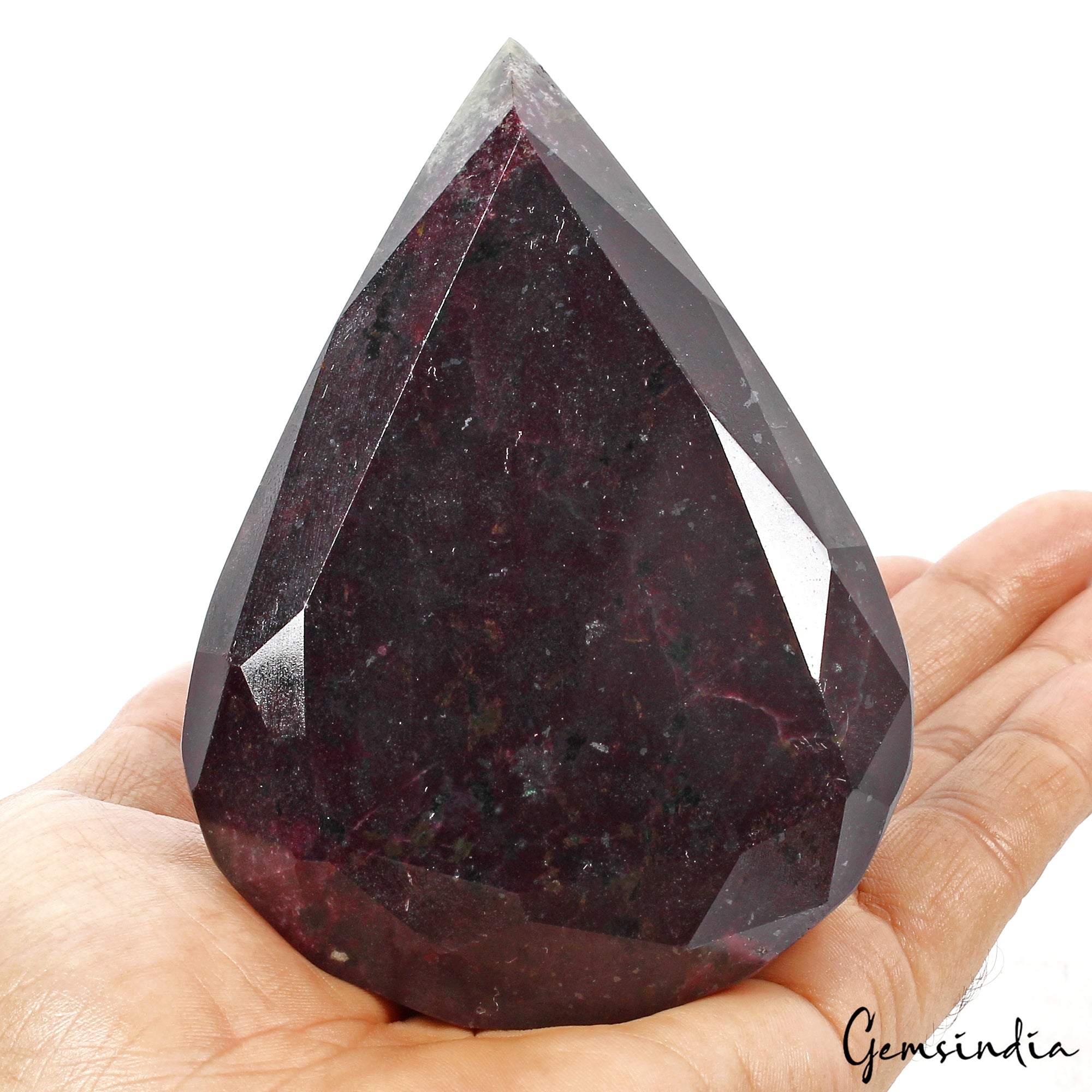 Ruby Loose Gemstone, Pear Cut, Untreated — 4.2x2.9x2.4 inches, 4050 Ct (0.81 Kg), Madagascar