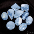138.50 Ct/10Pcs Natural Untreated Australian Blue Opal Mix Cab Loose Gemstones