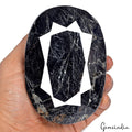 5450 Cts Natural Black Tourmaline Oval Cut Collector's Grade Untreated Gemstone