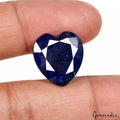Certified 13.70Ct Natural Royal Blue Rare Sapphire Heart Cut Loose Precious Gem