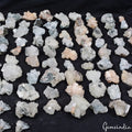 3 Kilo APOPHYLLITE Crystal Mineral Specimen Cluster Sugar DRUZY Natural INDIA