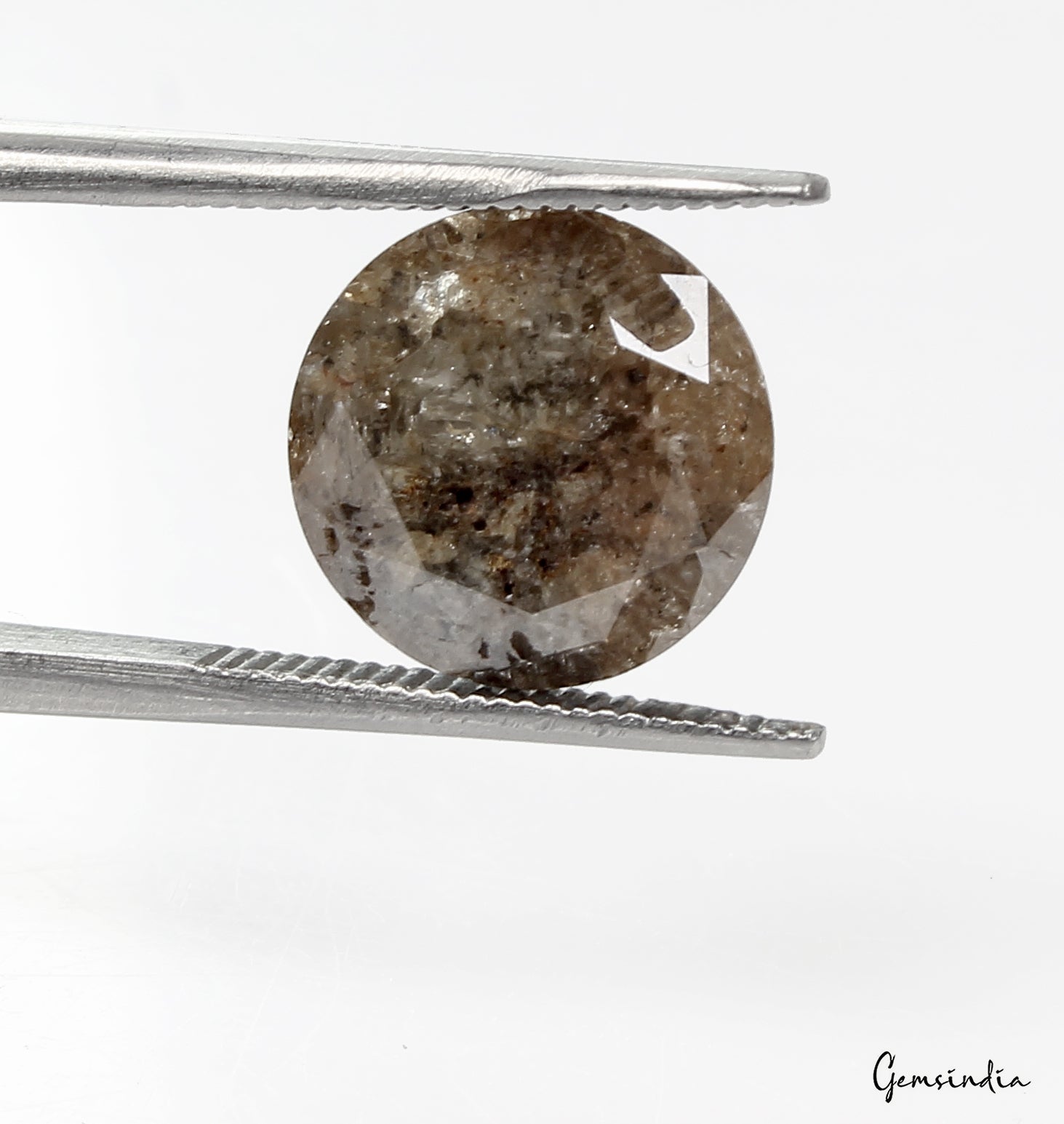4.71 CT 100% Natural Loose Salt And Pepper Diamond, Round Brilliant Cut Diamond