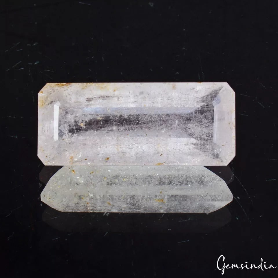 42.10 Ct Natural Pink Morganite Emerald Cut Loose Untreated Gemstone for Jewelry
