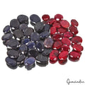Ruby Lot, Loose Gemstone, Color Enhanced, Red — 44 Pieces, 12mm to 18mm, 500 Ct, Madagascar
