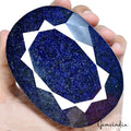 Huge 3340 Ct Natural Blue Sapphire Oval Faceted Earth Mined Gems From Madagascar