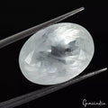 23.30 Ct Natural Brazilian Untreated Aqua Blue Aquamarine Oval Gem For Pendant