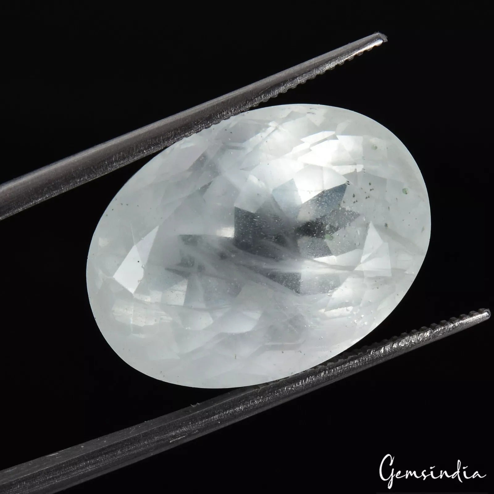 23.30 Ct Natural Brazilian Untreated Aqua Blue Aquamarine Oval Gem For Pendant
