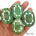 1280 Cts/4 Pcs Natural Brazilian Green Emerald Oval Cut Loose Wholesale Gems Lot