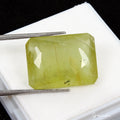 20.40 Cts Natural Brazilian Yellow Beryl Heliodor Octagon Cut Unheated Loose Gem