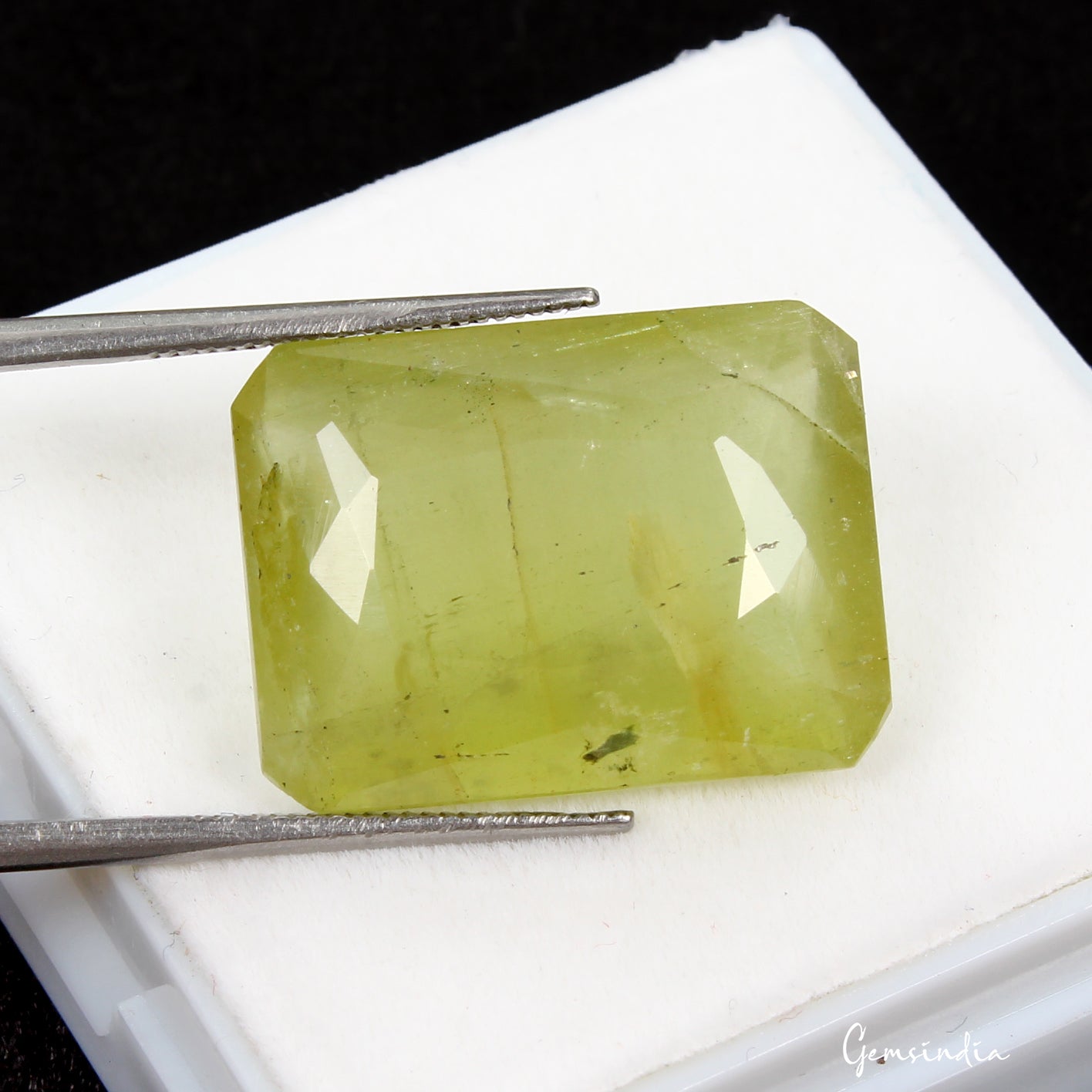 20.40 Cts Natural Brazilian Yellow Beryl Heliodor Octagon Cut Unheated Loose Gem