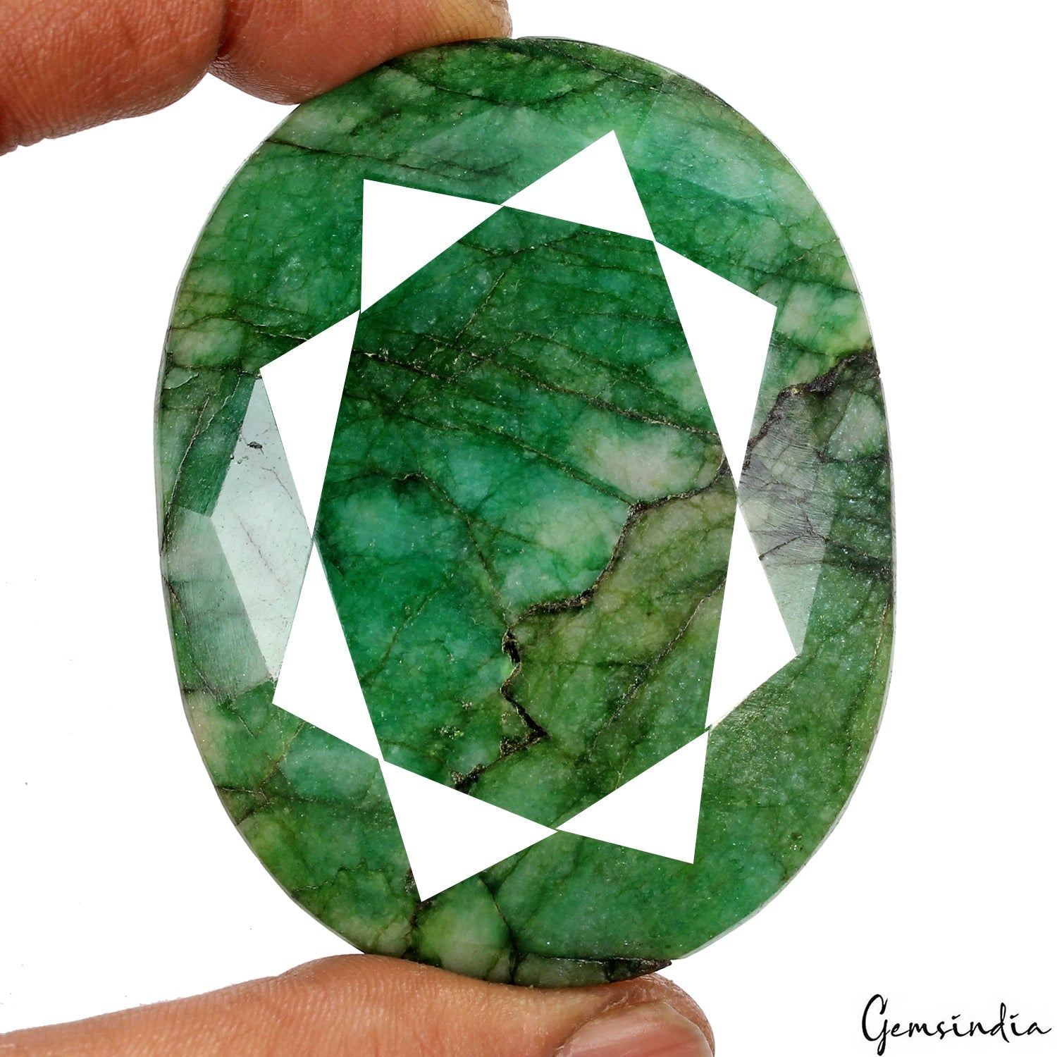 660 Natural Blue Green Zambian Emerald Oval Cut Faceted Earth Mined Huge Gems