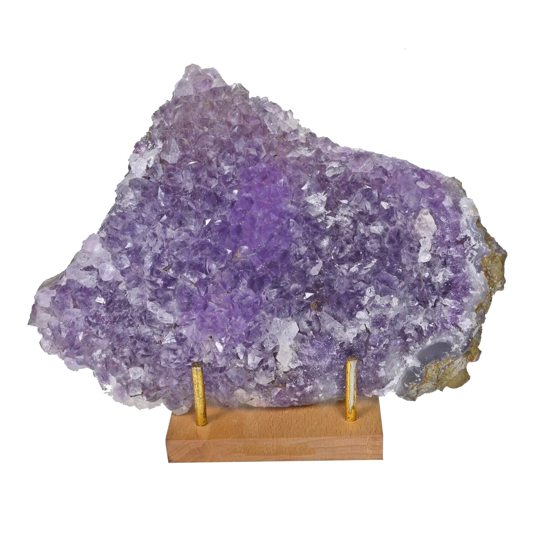 0.98 Kilo Natural Amethyst Quartz Geode Cluster Crystal Rough Uruguay Specimen