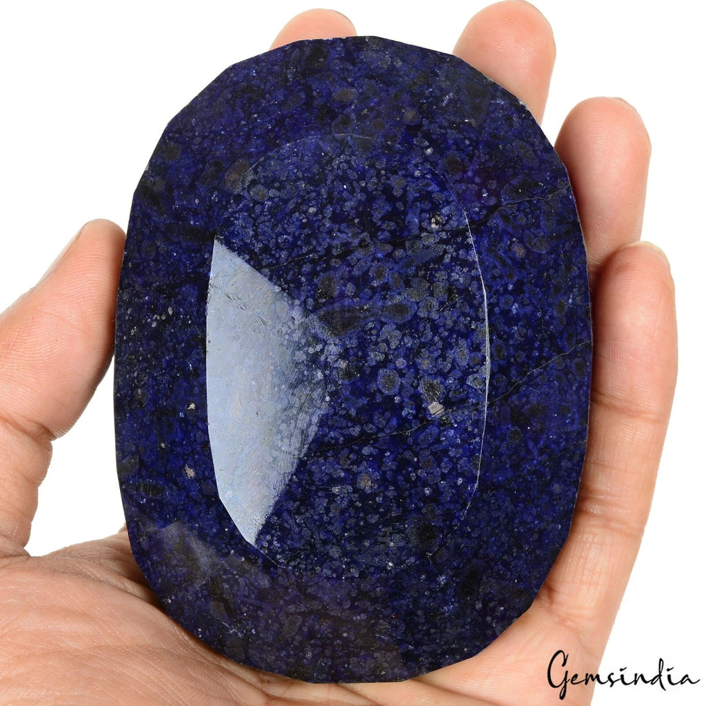 Blue Sapphire Jewelry, Color Enhanced — 99x74x35mm, 2980 Ct, Africa