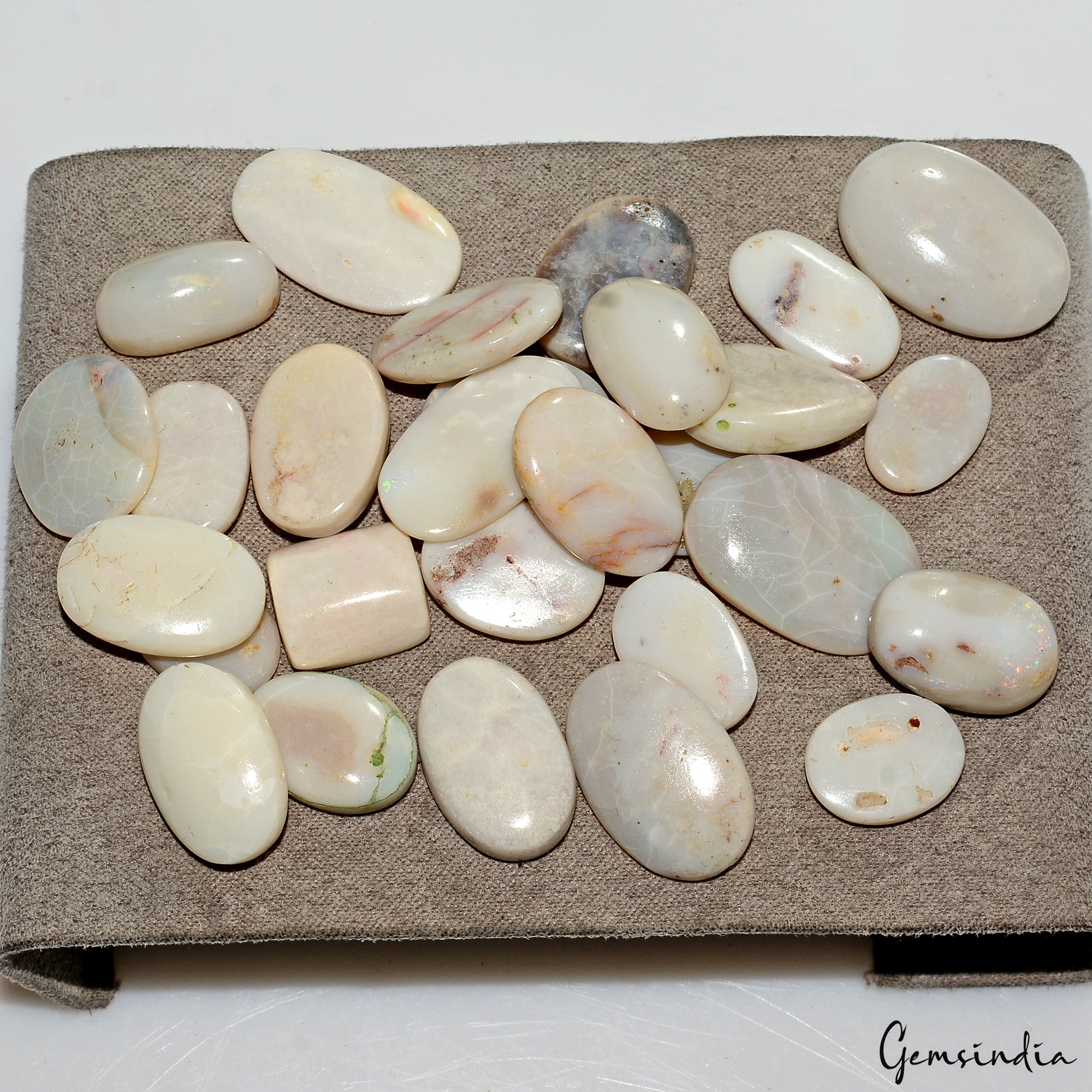 211.20Ct Natural Australian Opal Mix Cabochon Loose Jewelry Gemstones~28 Pcs