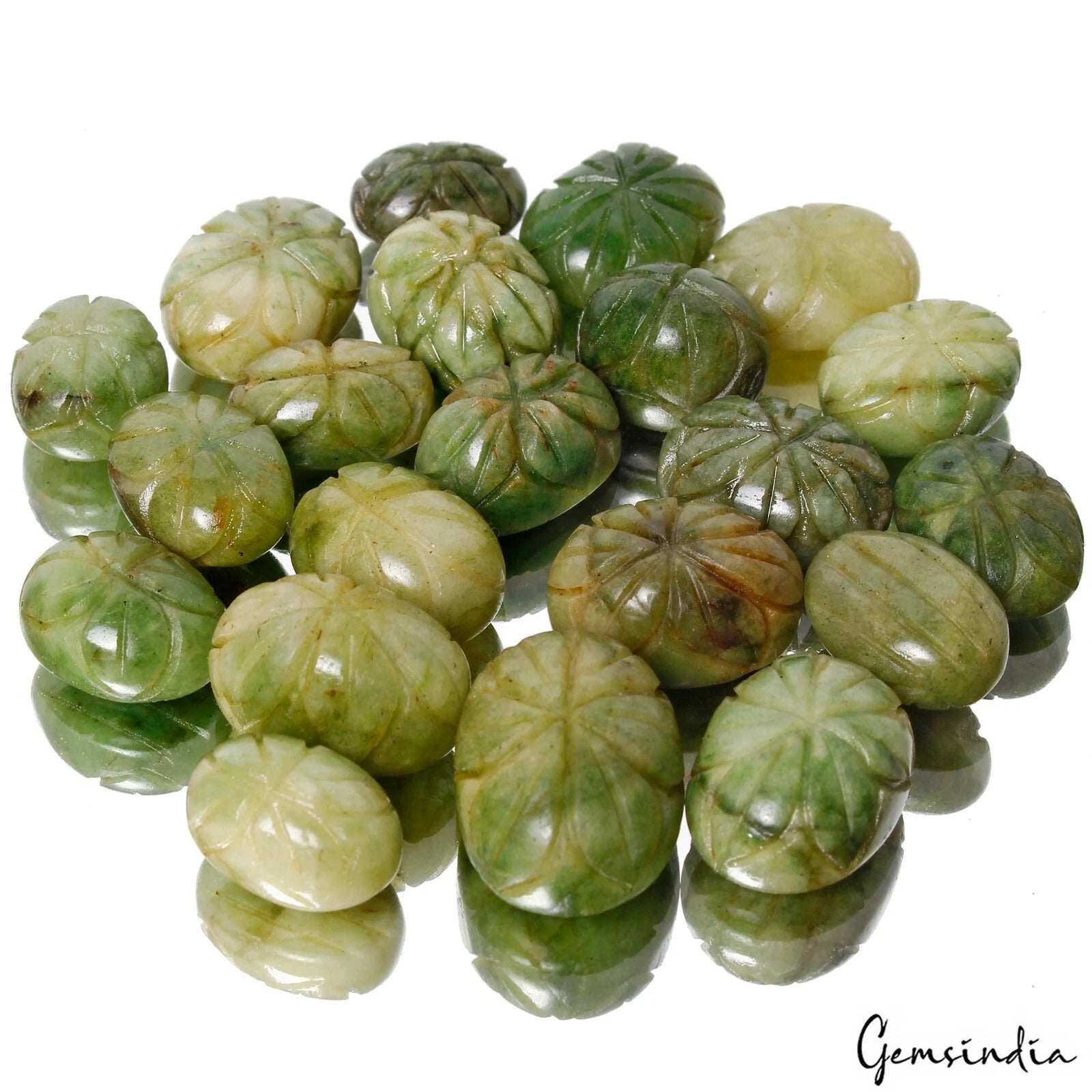 Brazilian Emerald Lot, Loose Gemstone — 21 Pieces, 15mm to 22mm, 370 Ct, Brazil