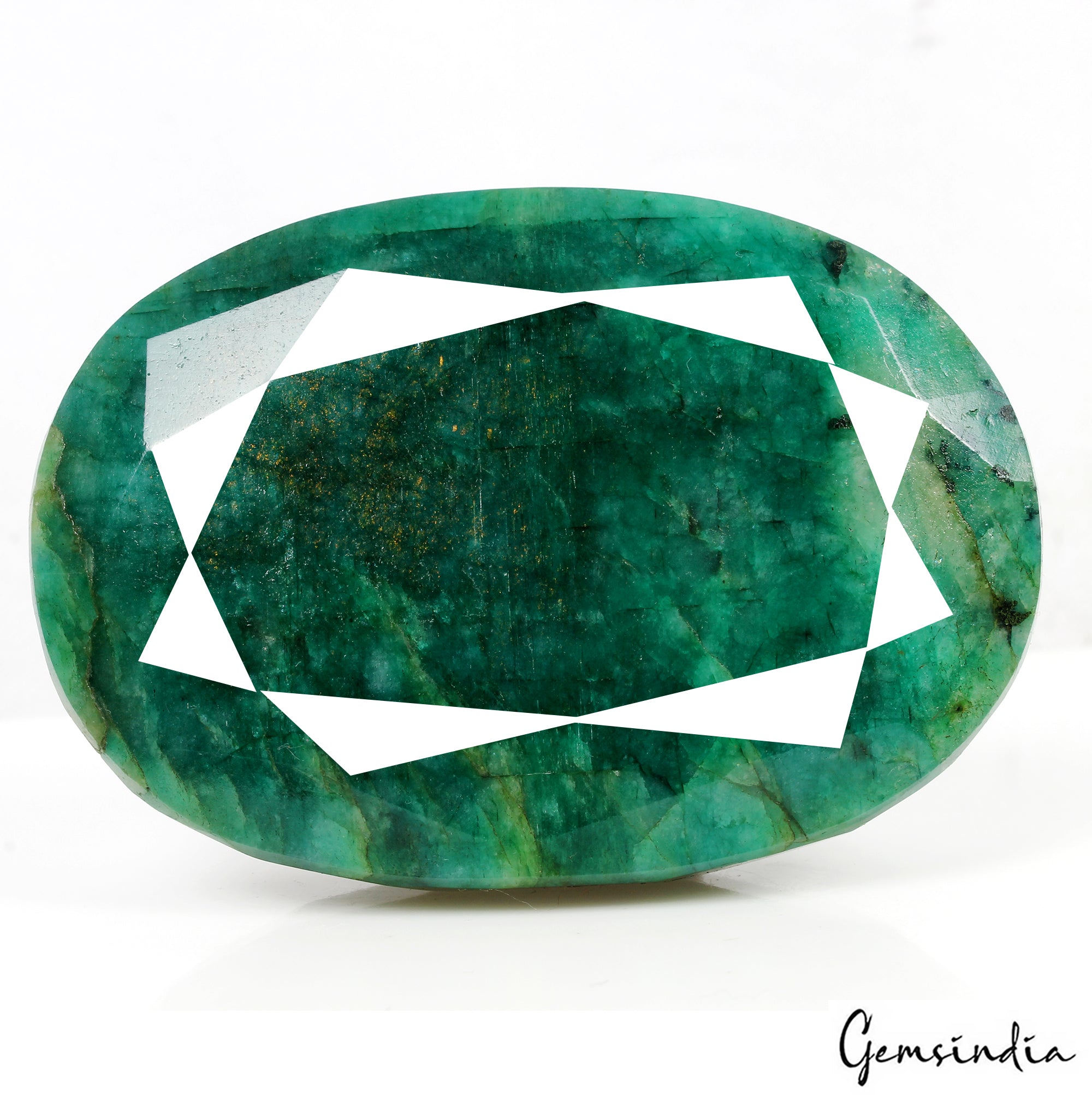 900 Ct Natural Green Blue Brazilian Emerald Oval Faceted Earth Mined Loose Gems