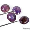 4 Pcs Unheated Natural Star Sapphire 12-13mm Oval Loose Cabochon Gemstones Lot