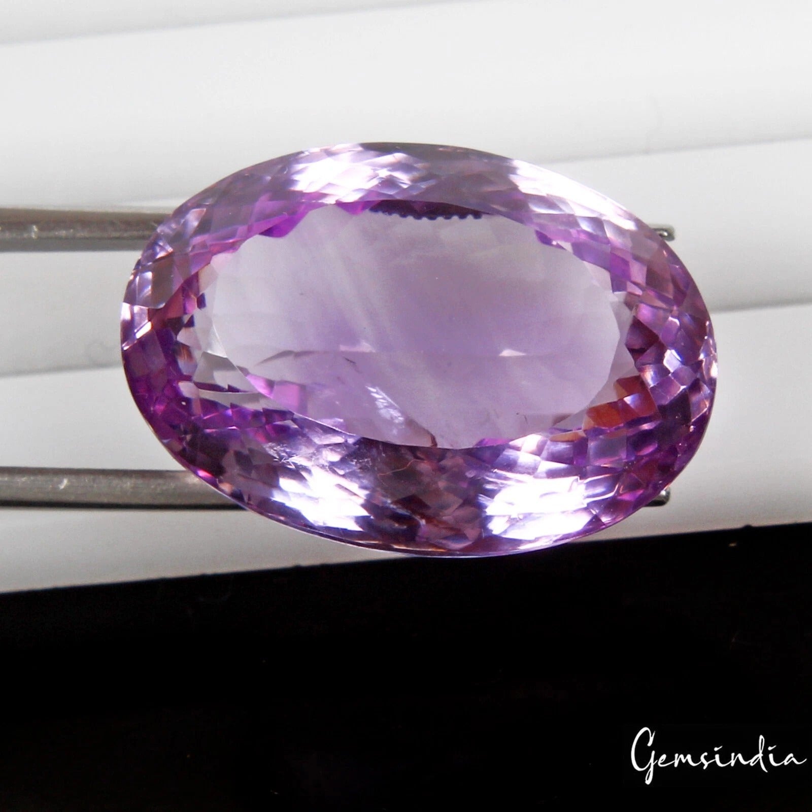 30.90 Ct Natural Untreated Purple Amethyst Oval Cut Faceted Ring Size Loose Gems