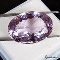 Amethyst Loose Gemstone, Untreated — 26x18x12mm, 37.90 Ct