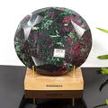 Large 4.4 Kg Natural Huge Green Red Ruby Zoisite Oval Faceted Untreated Gemstone