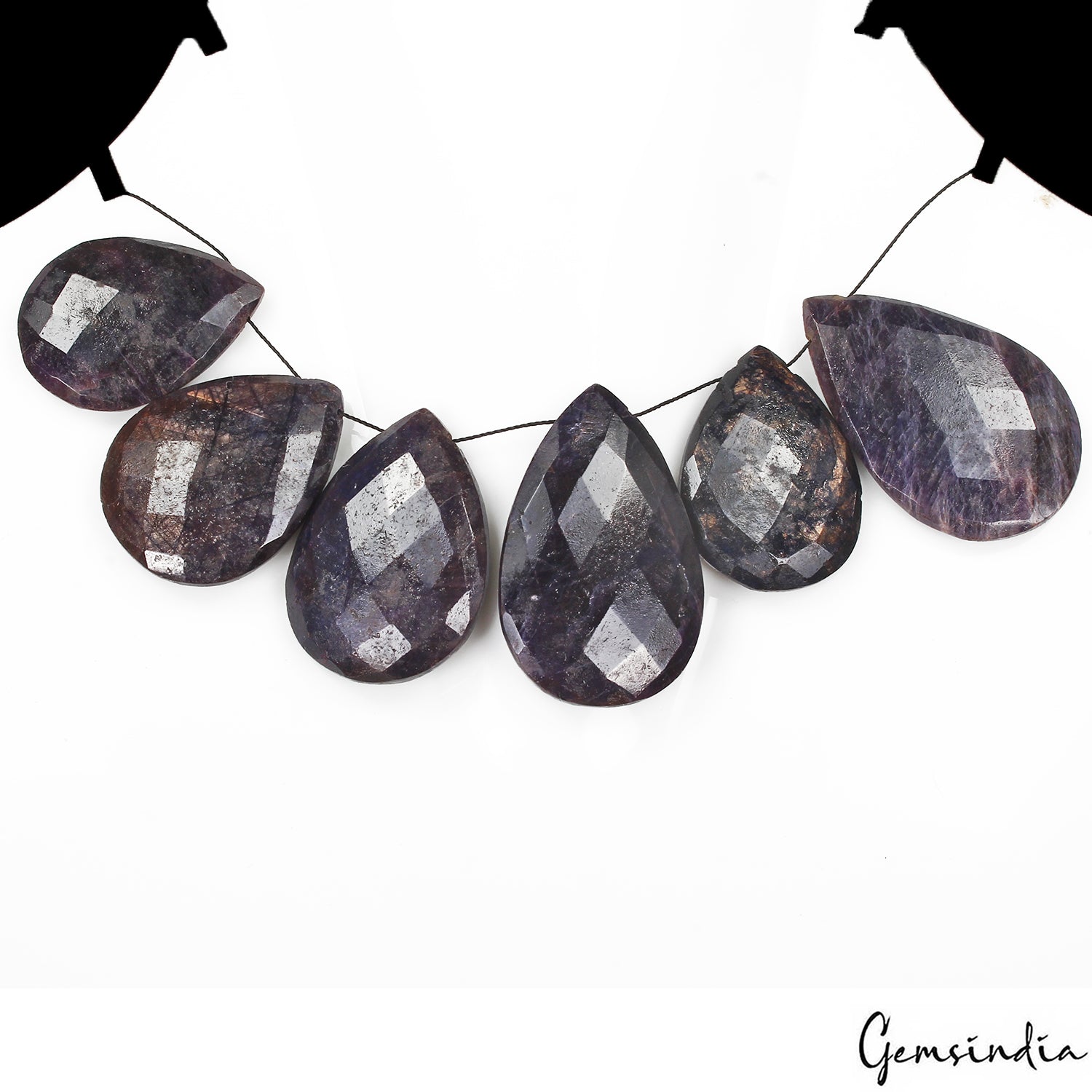 Blue Sapphire Loose Gemstone, Color Enhanced, Faded Blue — 29mm to 39mm, 300 Ct, Madagascar