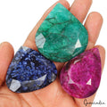 720 Ct/3 Pcs Natural Red Ruby, Blue Sapphire & Green Emerald Pear Cut Loose Gems