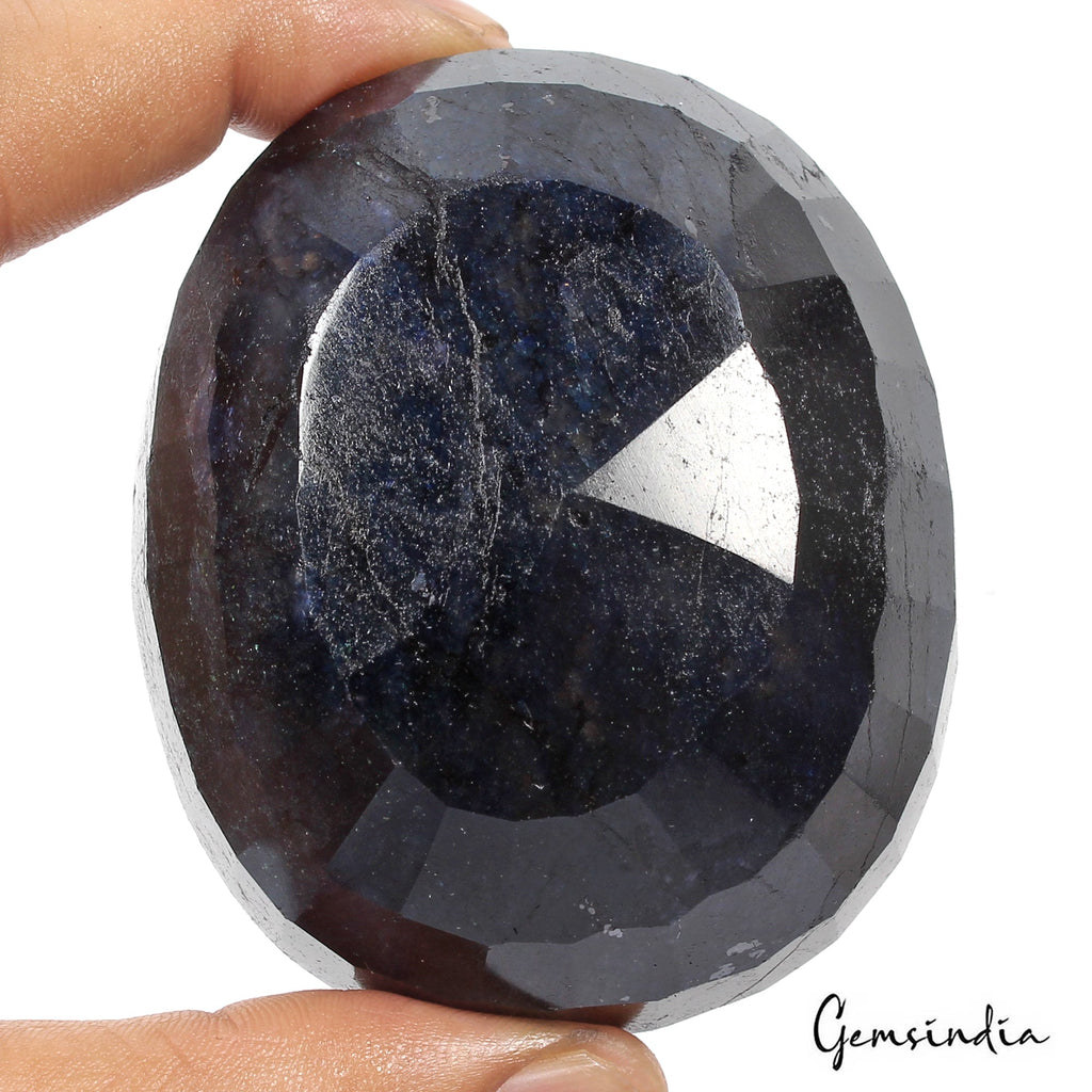 Natural Royal Blue Sapphire Oval Cut Faceted Huge Size Earth Mined 1900 Ct Gems