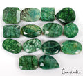 5200 Ct Natural Green Emerald From Brazil Loose 38-58mm Mix Cut Gemstones Lot