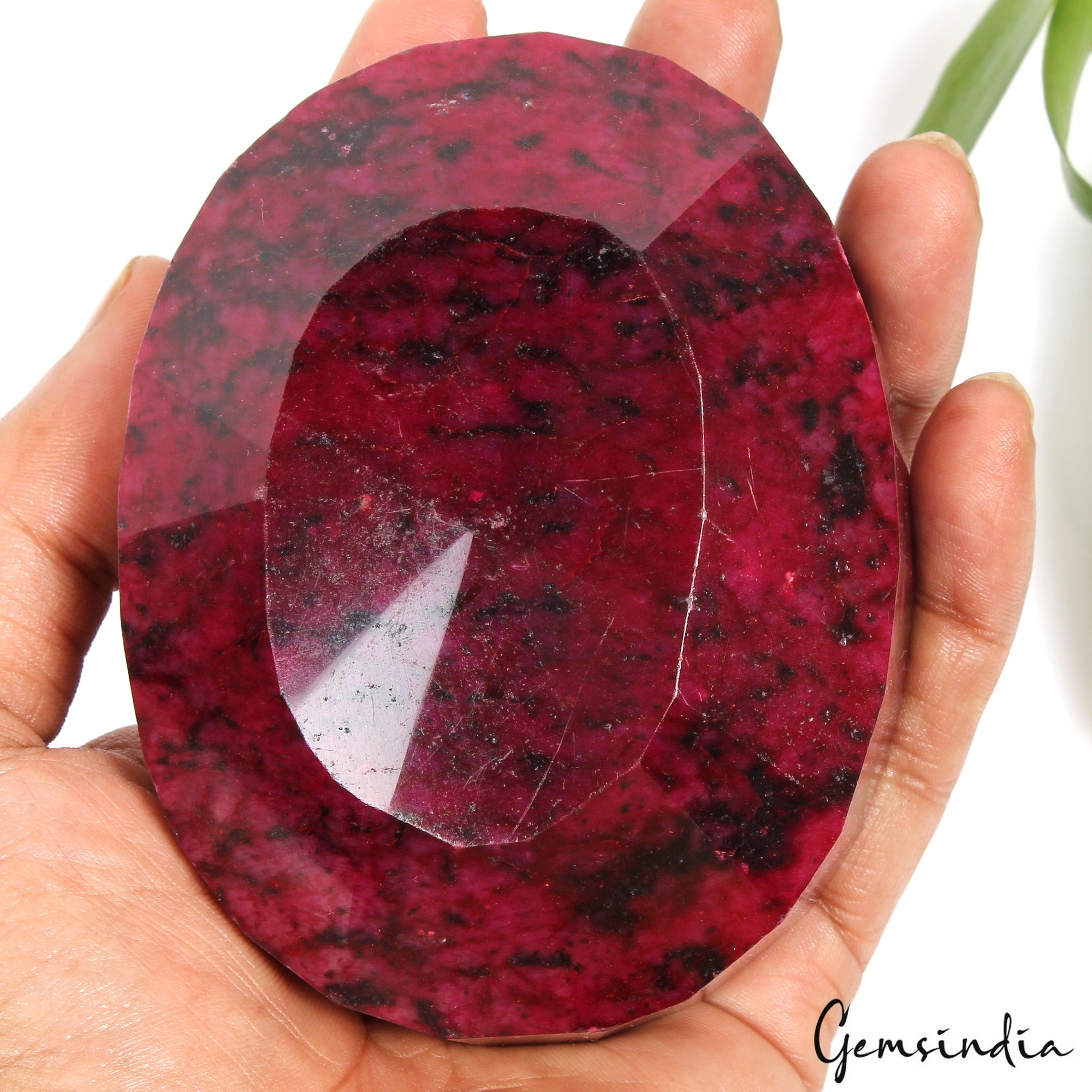 Natural Red Ruby 3720Ct Oval Cut Loose Earth mined Huge Gemstone from Madagascar