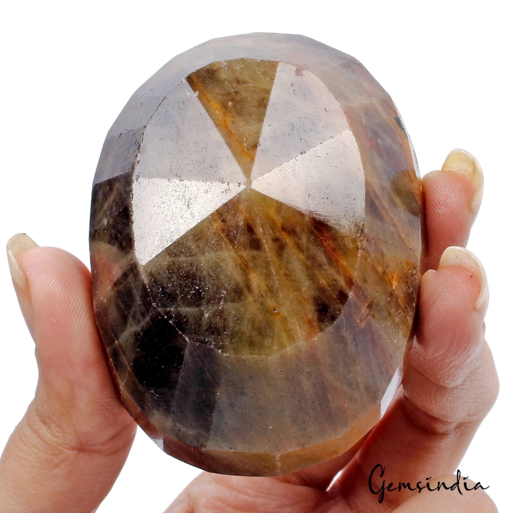 Untreated 1260 Ct Natural Brown black Sapphire Oval Cut Madagascar Huge Gemstone