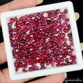 Certified 73.90 Cts/170 Pcs Natural Red Ruby Mix Cab Loose Gems Lot For Jewelry