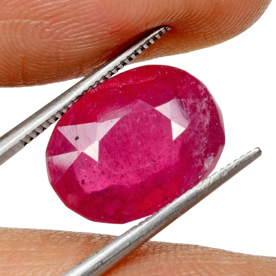 10.80 Ct.Museum Gem! Natural Red Pink Heated Ruby Certified Mozambique Gemstone