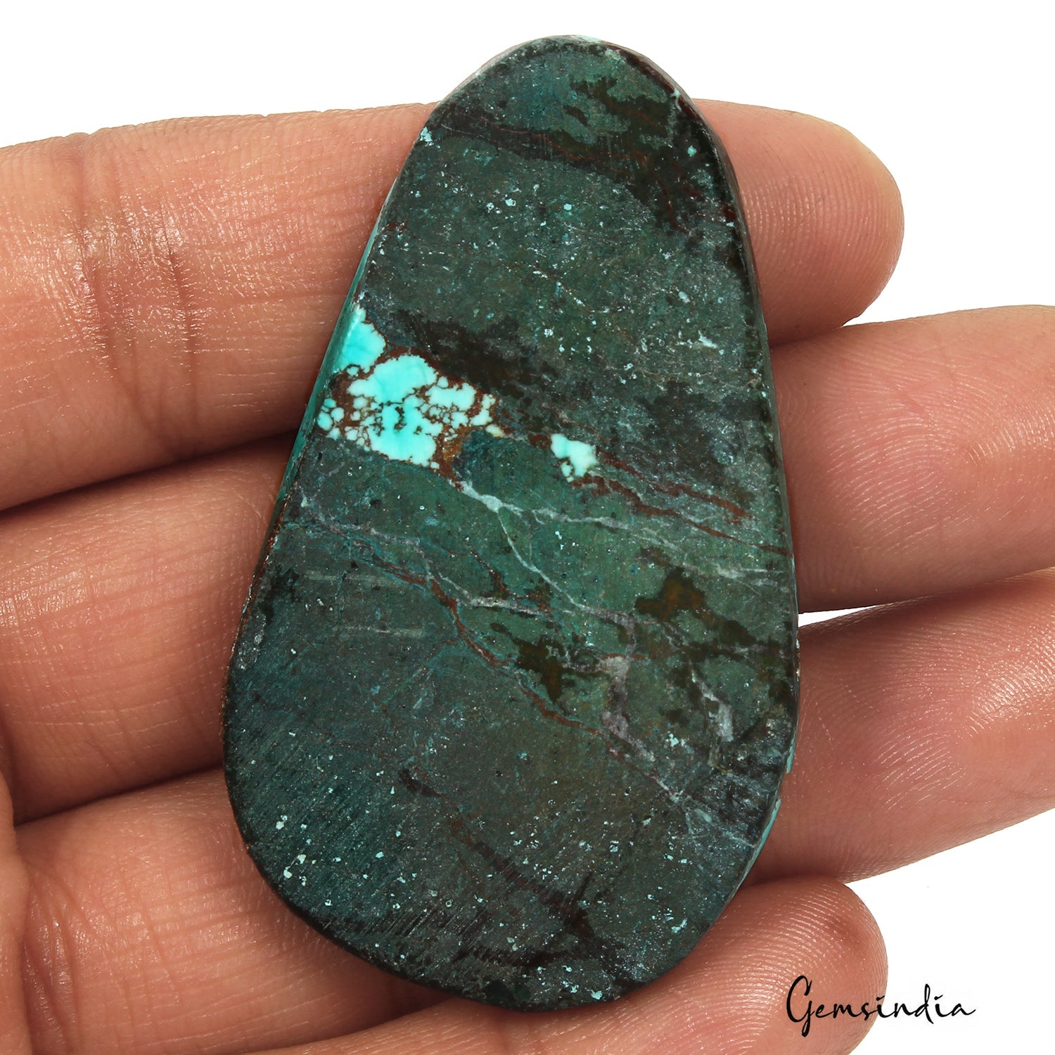 106.50 Ct Natural Arizona Blue Turquoise Fancy Cab Loose Gems From United State