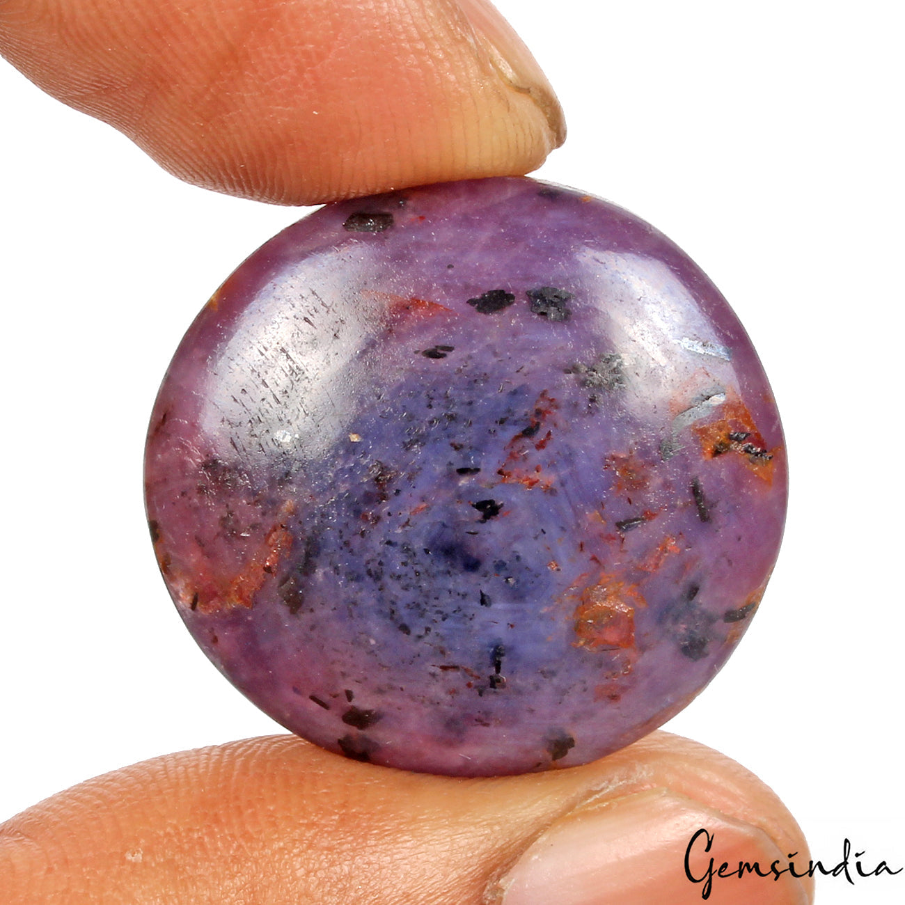 Certified 92.00 Ct Natural Natural Red Star Ruby Uneven Round Cab Loose Rare Gem